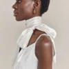 Alice Satin Scarf Ivory