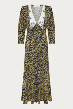 Wynn Dress Yellow Bouquet 10 Wynn Dress Yellow Bouquet -KILA Clothing Shop D03G006 Z73 23027 650px 964px