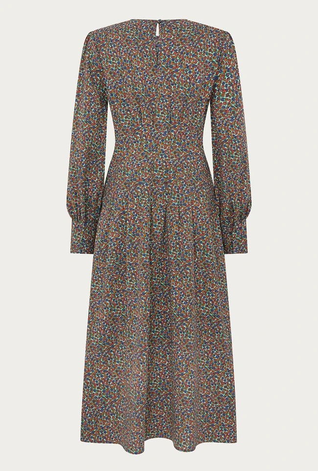 Tabatha Dress Orange Floral 6 Tabatha Dress Orange Floral - Image 6