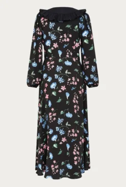 Dixie Dress Black Floral -KILA Clothing Shop D03G021 Z66 23830 650px 964px