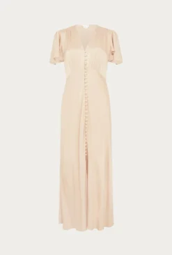 Grace Satin Midi Dress Stone 10 Grace Satin Midi Dress Stone -KILA Clothing Shop D04G010 N04 26512 650px 964px