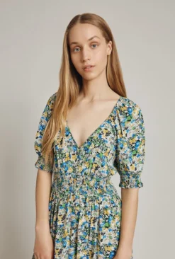 Una Dress Daisy Floral -KILA Clothing Shop D04G034 Z25 24737 650px 964px
