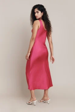 Palm Hot Pink Satin Slip Midi Dress Hot Pink 8 Palm Hot Pink Satin Slip Midi Dress Hot Pink -KILA Clothing Shop D05G003 H38 25670 650px 964px