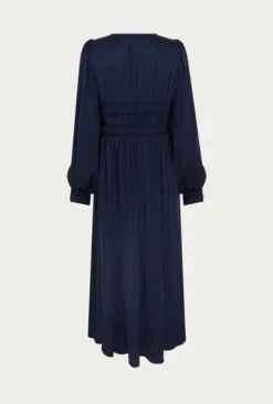 Violet Satin Midi Dress Navy -KILA Clothing Shop D05G026 K10 26258 650px 964px