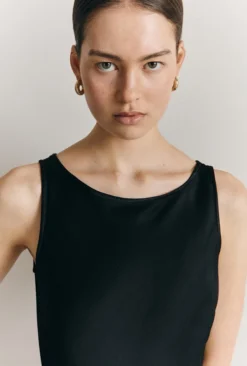 Callie Satin Maxi Dress Black 9 Callie Satin Maxi Dress Black -KILA Clothing Shop D05G070 A01 27062 650px 964px