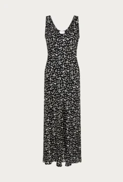 Palm Black Spot Slip Midi Dress Black Spot -KILA Clothing Shop D06G005 Z14 26480 650px 964px