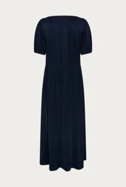 Morella Satin Midi Dress Navy -KILA Clothing Shop D06G020 K10 27239 650px 964px