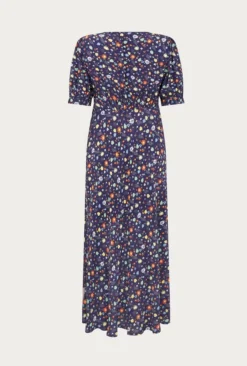 Becca Navy Floral Print Midi Dress Navy Floral -KILA Clothing Shop D06G028A Z31 27366 650px 964px