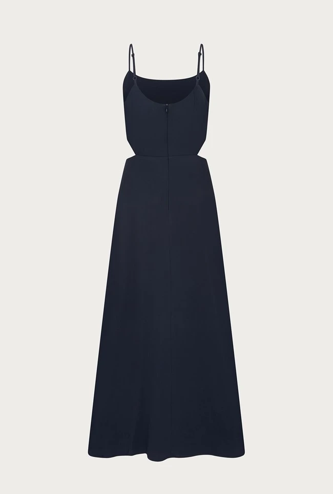 Lila Midi Dress Navy 6 Lila Midi Dress Navy - Image 6