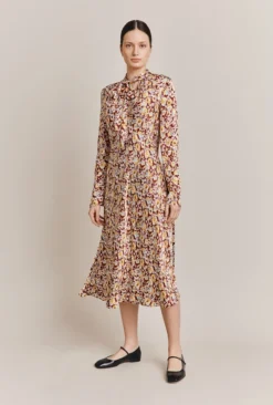 Ayla Satin Midi Dress Sandy Floral 8 Ayla Satin Midi Dress Sandy Floral -KILA Clothing Shop D06G045A Z51 27448 650px 964px