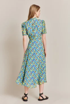 Nicola Georgette Midi Dress -KILA Clothing Shop D06G055 Z53 27551 650px 964px