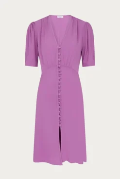 Mia Crepe Knee Length Dress Mauve 9 Mia Crepe Knee Length Dress Mauve -KILA Clothing Shop D06G060 L12 27678 650px 964px