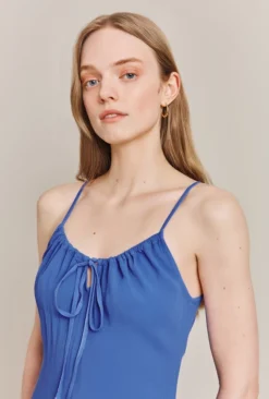 Isabella Crepe Midi Dress Blue -KILA Clothing Shop D06G061 K48 27703 650px 964px