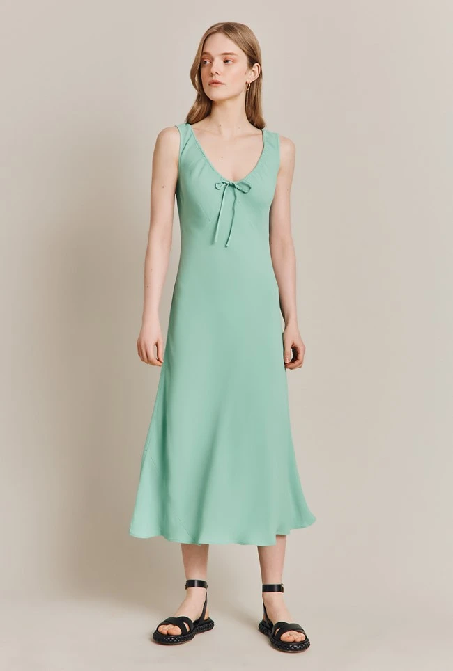 Trixie Crepe Midi Dress 3 Trixie Crepe Midi Dress - Image 3