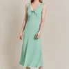 Trixie Crepe Midi Dress