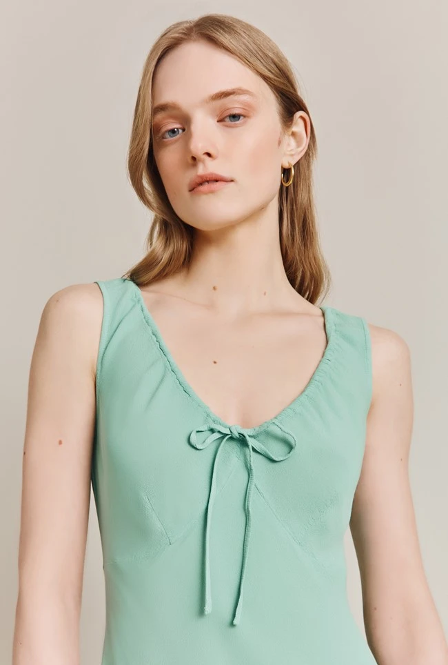 Trixie Crepe Midi Dress 2 Trixie Crepe Midi Dress - Image 2