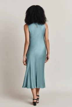 Steph Satin Midi Dress Petrol Green 7 Steph Satin Midi Dress Petrol Green -KILA Clothing Shop D06G087 K72 28142 650px 964px