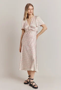 Bibi Satin Midi Dress Cream Bubble 7 Bibi Satin Midi Dress Cream Bubble -KILA Clothing Shop D06G094 Z57 28174 650px 964px