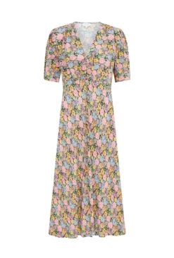 Lucy Crepe Midi Dress Sunshine Floral 9 Lucy Crepe Midi Dress Sunshine Floral -KILA Clothing Shop D06G102 Z61 28420 650px 964px