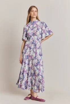 Penny Crepe Midi Dress Blue Dotty Clouds 7 Penny Crepe Midi Dress Blue Dotty Clouds -KILA Clothing Shop D06G103 Z63 28240 650px 964px