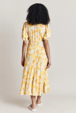 Celina Crepe Midi Dress Yellow Floral 8 Celina Crepe Midi Dress Yellow Floral -KILA Clothing Shop D06G109 Z68 28439 650px 964px