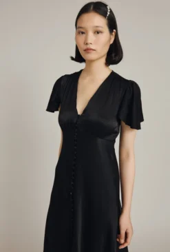 Grace Satin Midi Dress Black 6 Grace Satin Midi Dress Black -KILA Clothing Shop D07G023 A01 29038 650px 964px