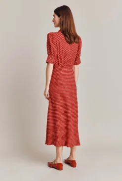 Wilma Crepe Midi Dress Red Spot 9 Wilma Crepe Midi Dress Red Spot -KILA Clothing Shop D07G034 Z78 29044 650px 964px