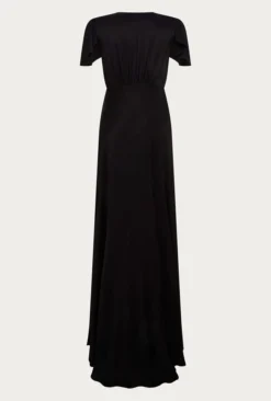 Delphine Satin Maxi Dress Black 11 Delphine Satin Maxi Dress Black -KILA Clothing Shop DF46CA A01 24059 650px 964px