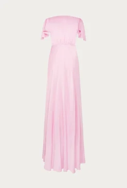 Delphine Satin Maxi Dress Pink 10 Delphine Satin Maxi Dress Pink -KILA Clothing Shop DF46CA H50 26496 650px 964px