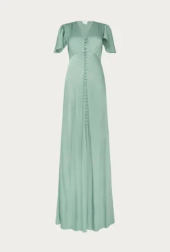 Delphine Satin Maxi Dress Soft Green 10 Delphine Satin Maxi Dress Soft Green -KILA Clothing Shop DF46CA J61 26502 650px 964px