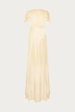 Delphine Satin Maxi Dress Buttermilk -KILA Clothing Shop DF46CA M09 26485 650px 964px