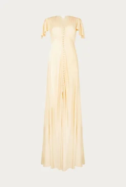 Delphine Satin Maxi Dress Buttermilk -KILA Clothing Shop DF46CA M09 26486 650px 964px