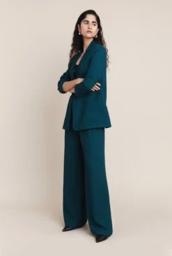 Wren Crepe Blazer Petrol Green 8 Wren Crepe Blazer Petrol Green -KILA Clothing Shop J05G002 K72 25917 650px 964px