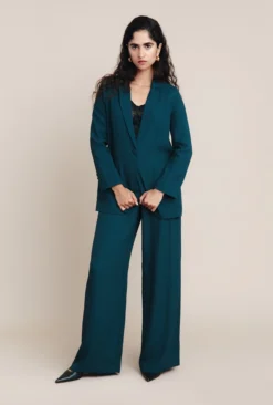 Wren Crepe Blazer Petrol Green 9 Wren Crepe Blazer Petrol Green -KILA Clothing Shop J05G002 K72 25918 650px 964px