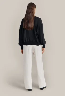 Anouk Satin Bomber Jacket Black 6 Anouk Satin Bomber Jacket Black -KILA Clothing Shop J07G004 A01 29079 650px 964px