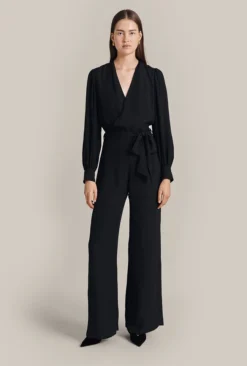 Olivia Crepe Wide Leg Jumpsuit Black 10 Olivia Crepe Wide Leg Jumpsuit Black -KILA Clothing Shop O07G002 A01 29247 650px 964px