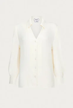 Ayla Crepe Blouse Ivory 10 Ayla Crepe Blouse Ivory -KILA Clothing Shop Q05G005 M12 25202 650px 964px