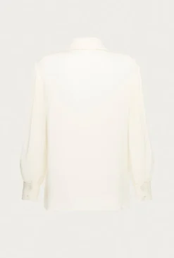 Ayla Crepe Blouse Ivory 11 Ayla Crepe Blouse Ivory -KILA Clothing Shop Q05G005 M12 25203 650px 964px