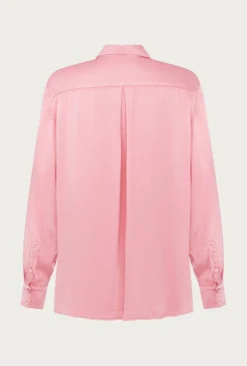 Ellie Satin Shirt Pink -KILA Clothing Shop Q06G007A H44 27247 650px 964px
