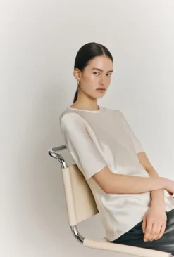 Ivy Satin Top Ivory -KILA Clothing Shop Q06G008A M12 27005 650px 964px