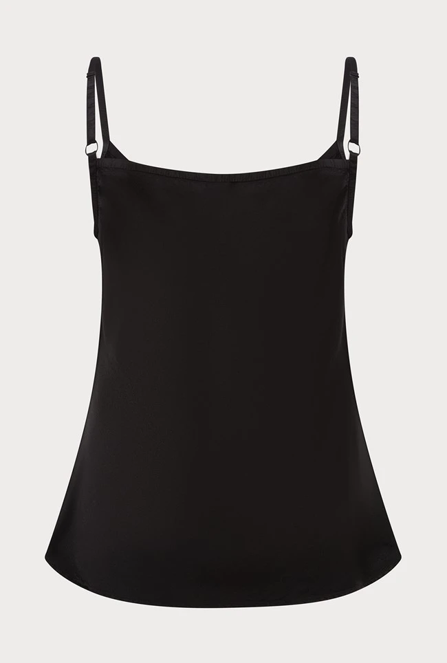 Jana Satin Cami Top Black 7 Jana Satin Cami Top Black - Image 7