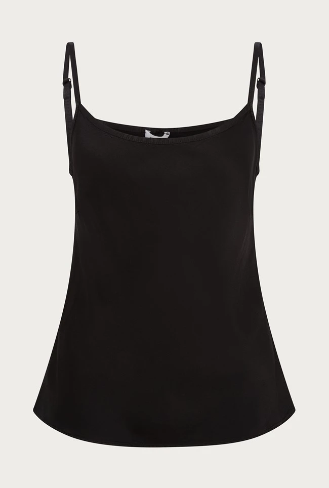 Jana Satin Cami Top Black 6 Jana Satin Cami Top Black - Image 6