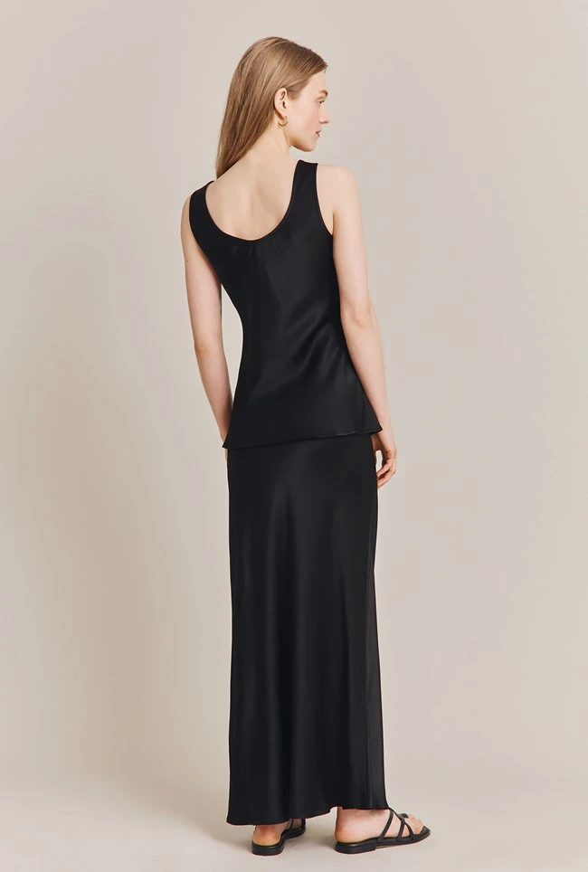 Margot Satin Top Black 3 Margot Satin Top Black - Image 3