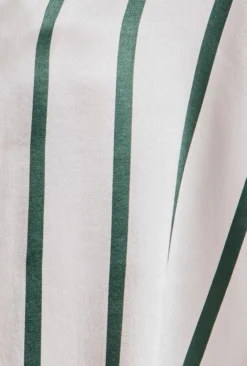 Amy Satin Long Sleeve Shirt Green Stripe 11 Amy Satin Long Sleeve Shirt Green Stripe -KILA Clothing Shop Q07G009 Z80 28988 650px 964px