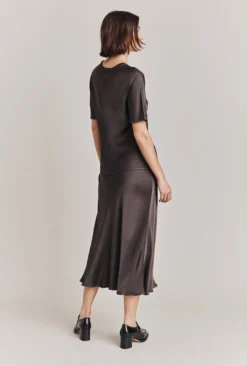 Luna Satin Slip Skirt Dark Charcoal 7 Luna Satin Slip Skirt Dark Charcoal -KILA Clothing Shop S05G002A B21 28614 650px 964px