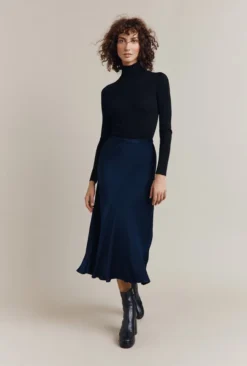 Luna Satin Slip Skirt Navy 8 Luna Satin Slip Skirt Navy -KILA Clothing Shop S05G002A K10 26330 650px 964px