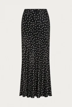 Emma Satin Slip Midi Skirt Black Spot 10 Emma Satin Slip Midi Skirt Black Spot -KILA Clothing Shop S06G002 Z14 26476 650px 964px