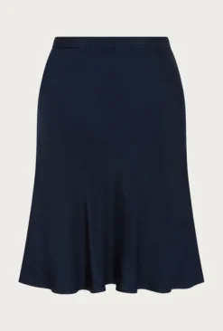 Arella Satin Slip Skirt Navy -KILA Clothing Shop S06G003 K10 27142 650px 964px