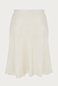 Arella Satin Slip Skirt Ivory -KILA Clothing Shop S06G003 M12 27259 650px 964px