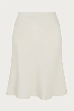 Arella Satin Slip Skirt Ivory -KILA Clothing Shop S06G003 M12 27260 650px 964px
